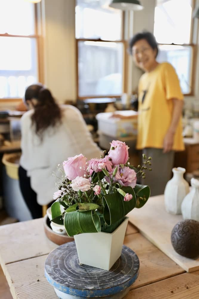 ピンクの花